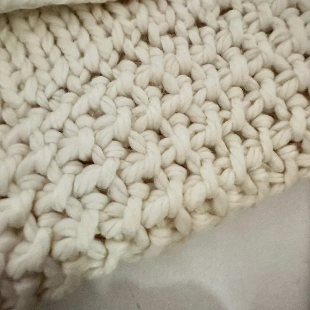 West Elm cable knit